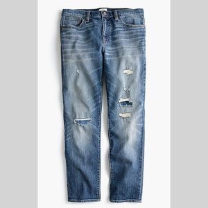 J Crew Slim Boyfriend Jeans in Charles Wash